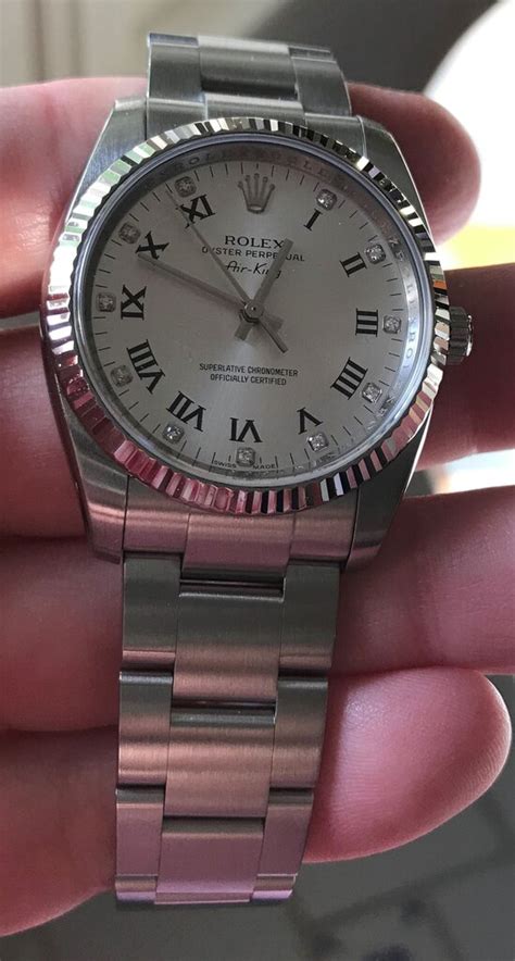 fs 114234 women rolex|Fs: Rolex 114234 ss/wg air king box and papers 34mm.